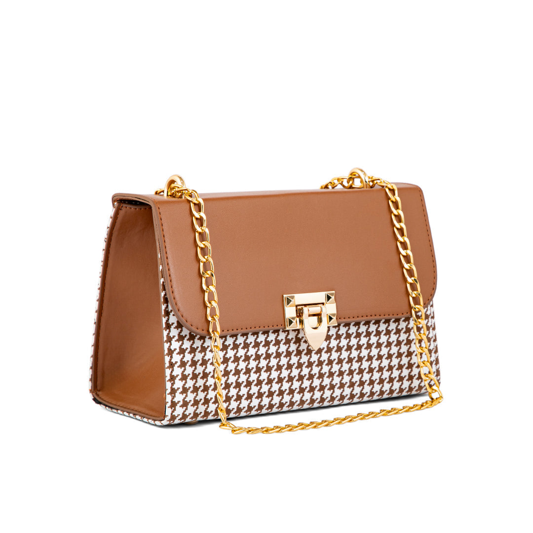 Brown Formal Shoulder Bag P55656