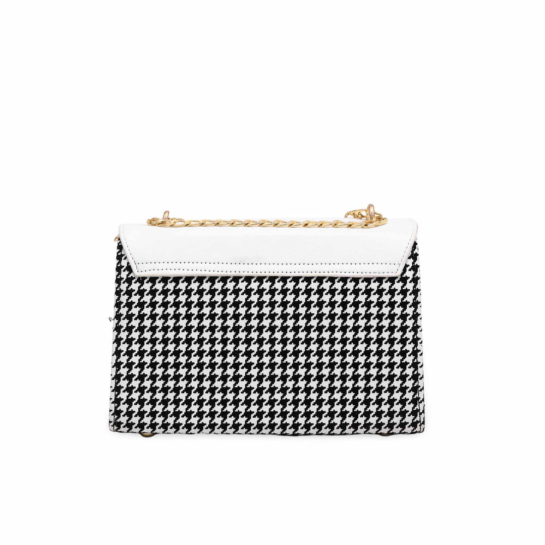 White Formal Shoulder Bag P55656