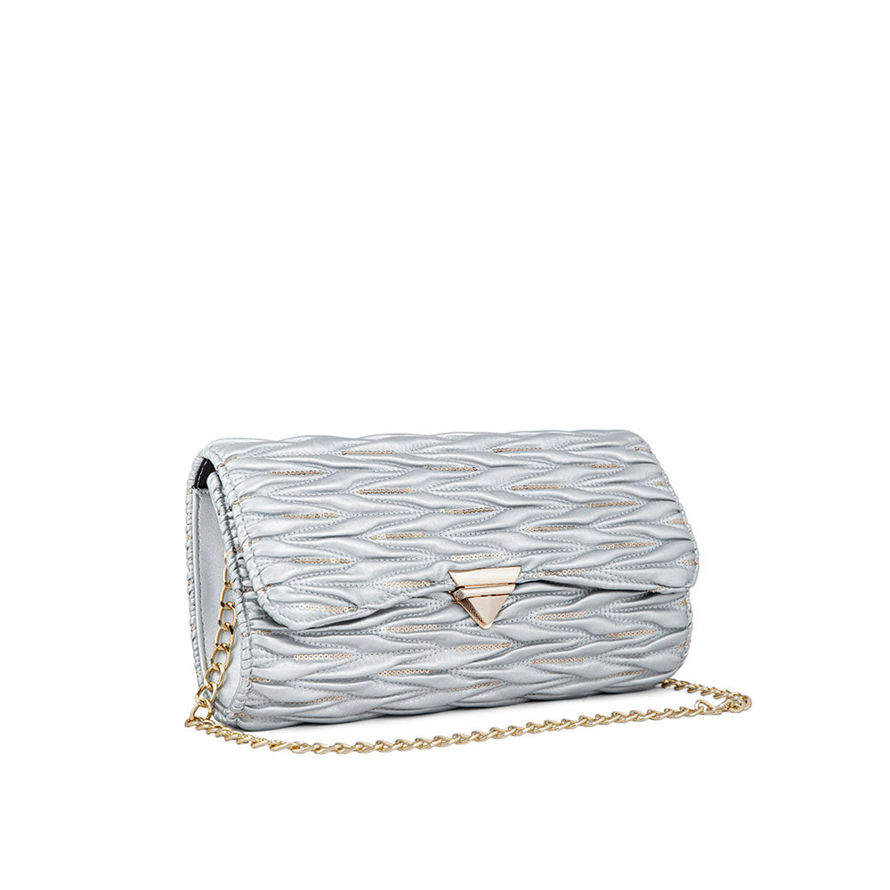 Silver Casual Shoulder Bag P55659