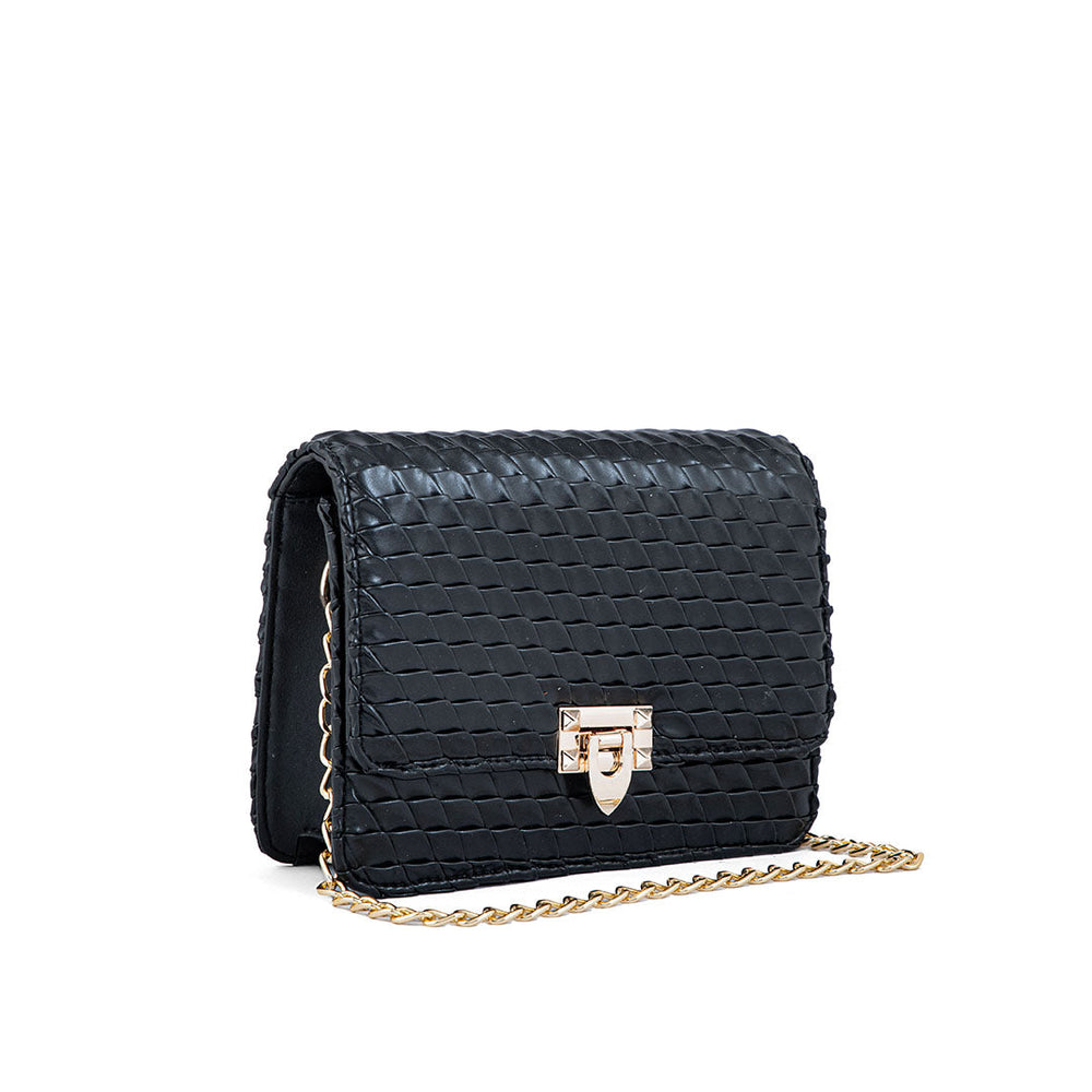 Black Casual Shoulder Bag For Ladies P55660