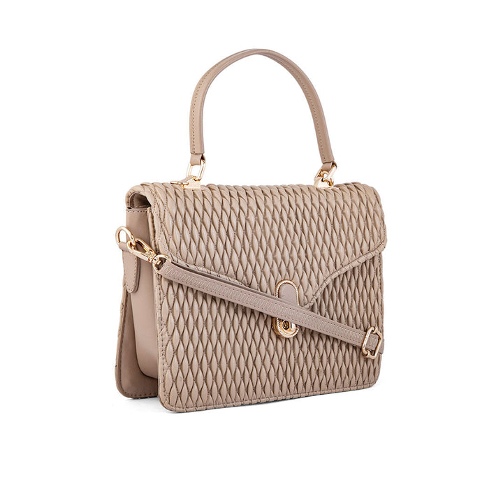 Beige Casual Shoulder Bag For Women P55661