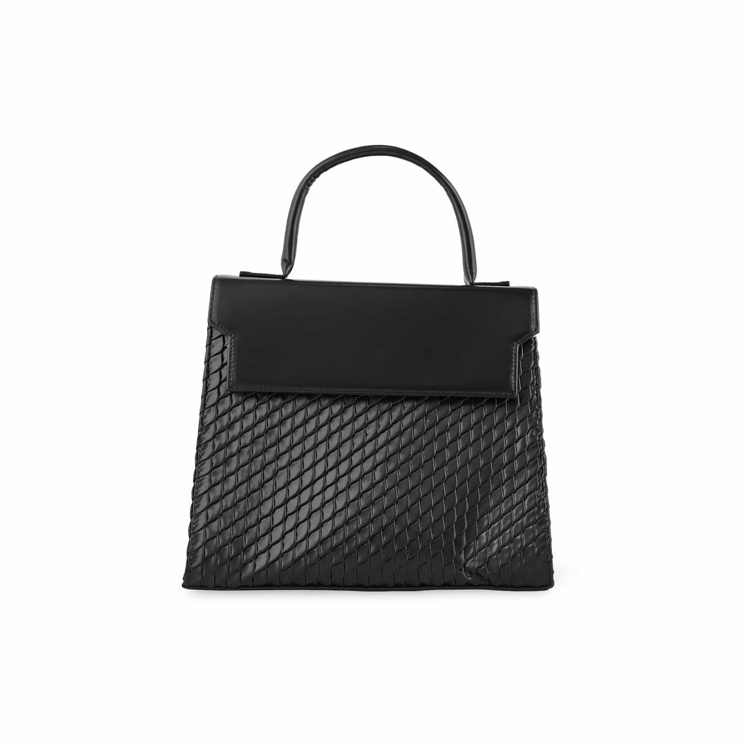 Black Casual Shoulder Bag For Women P55690