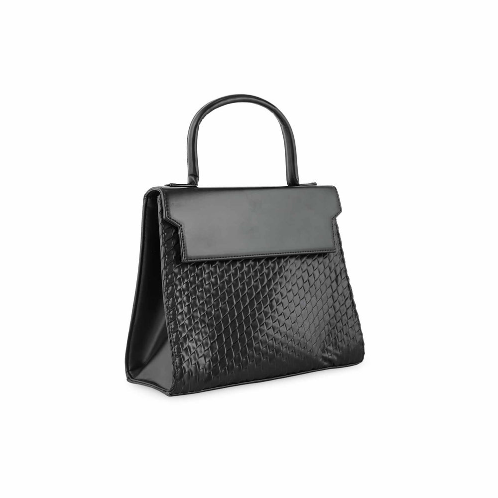Black Casual Shoulder Bag For Women P55690