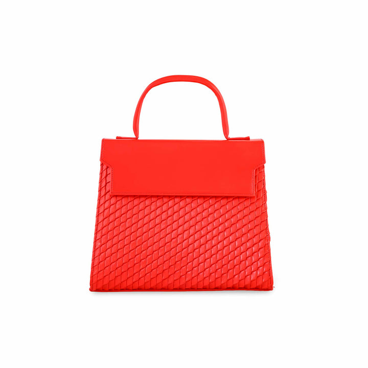 Red Casual Shoulder Bag For Women P55690