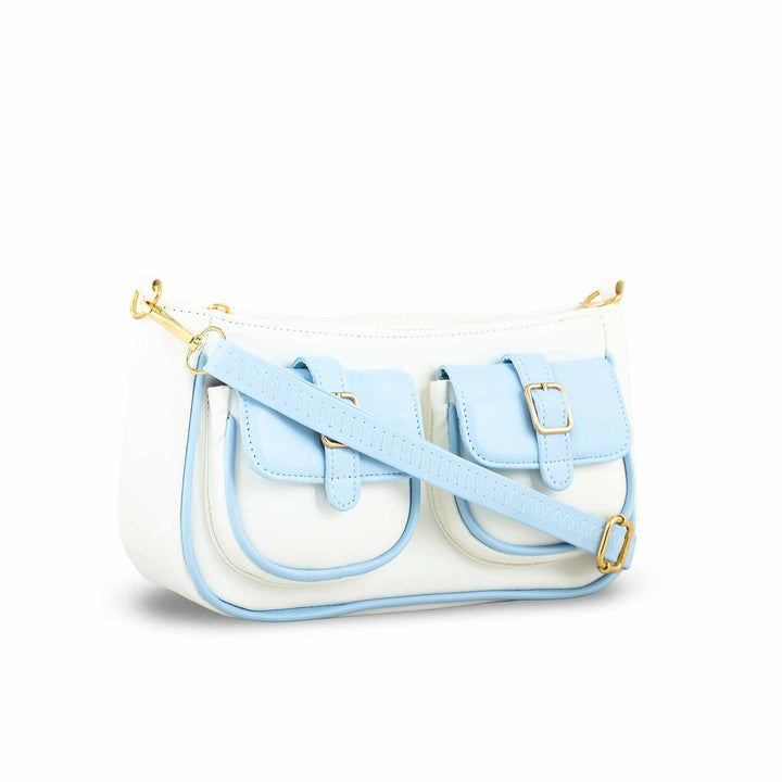 Sky Blue Casual Shoulder Bag P55693