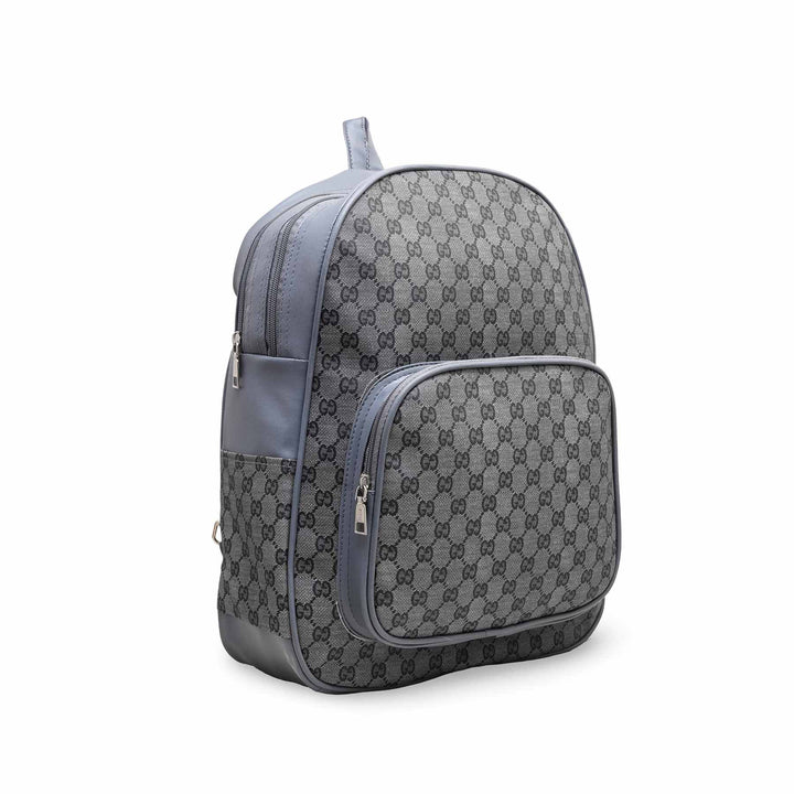 Grey Casual Back Pack P56005