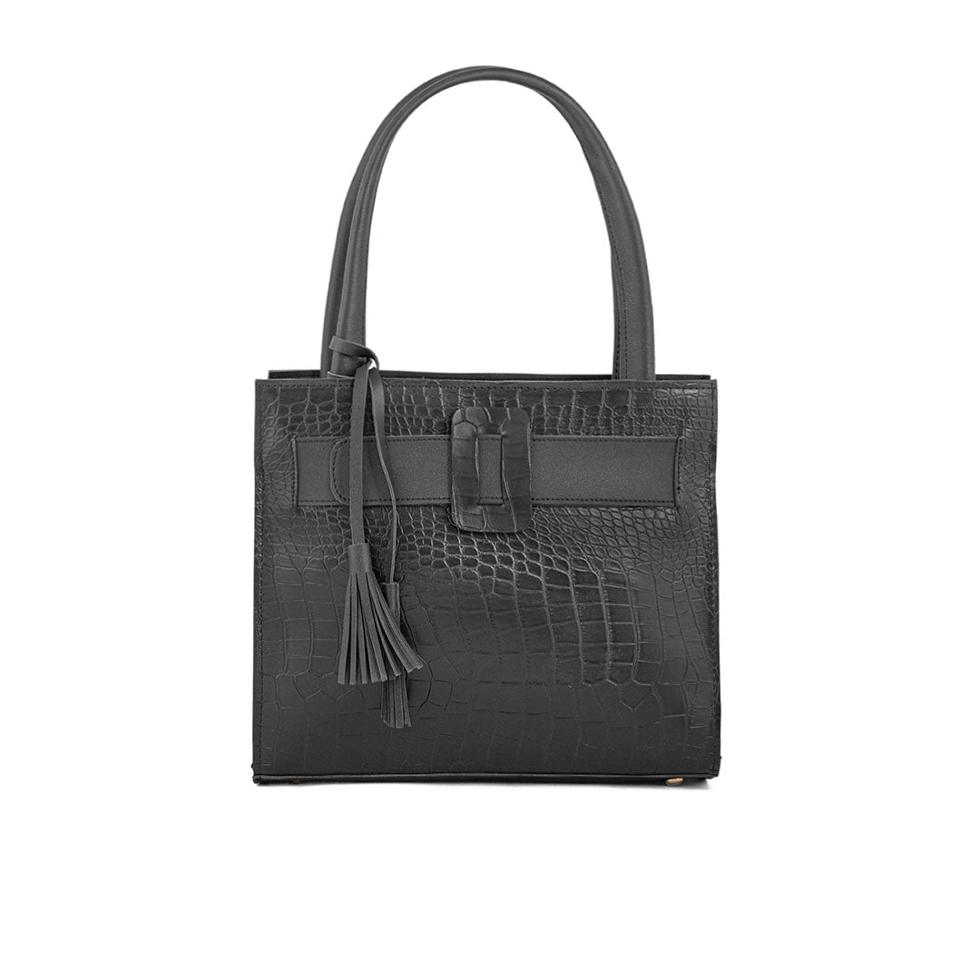 Black Formal Hand Bag P56084