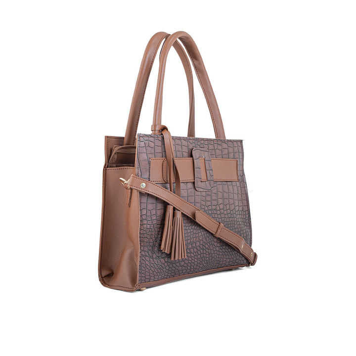 Brown Formal Hand Bag P56084