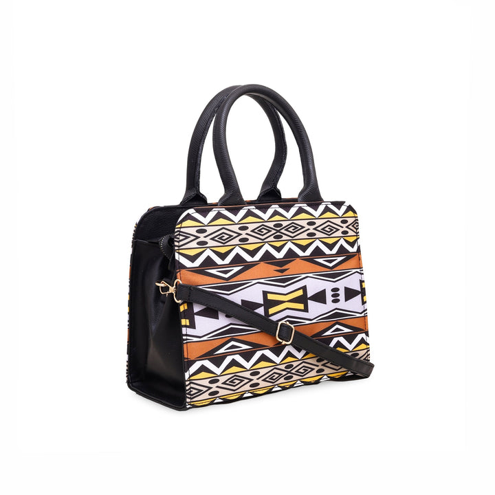 Black Casual Hand Bag P56125