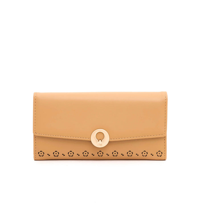 Beige Casual Wallet P70757