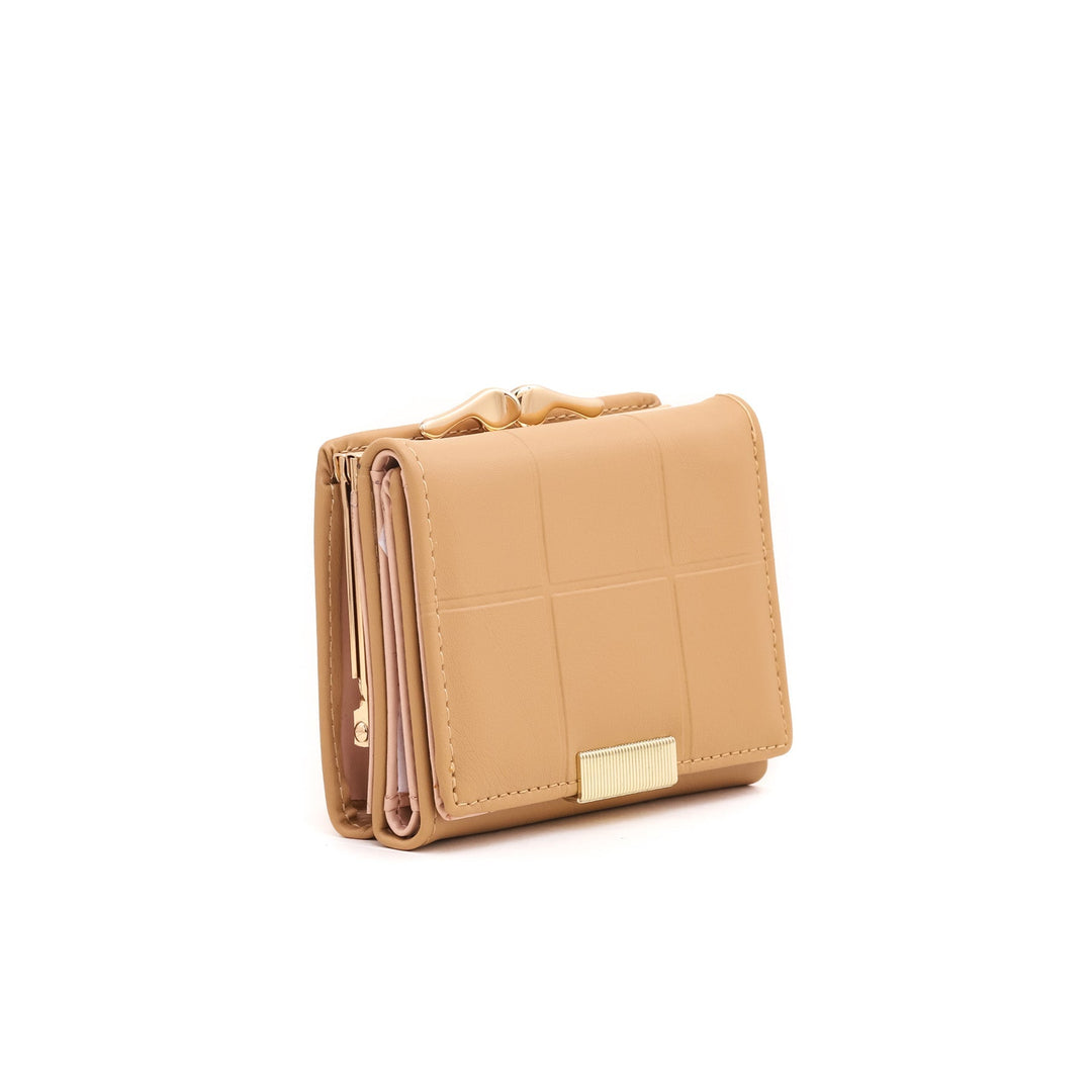 Beige Casual Wallet P70765