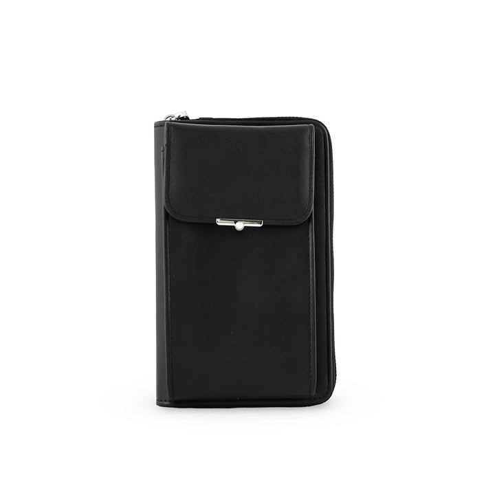 Black Casual Pouch For Women P97620
