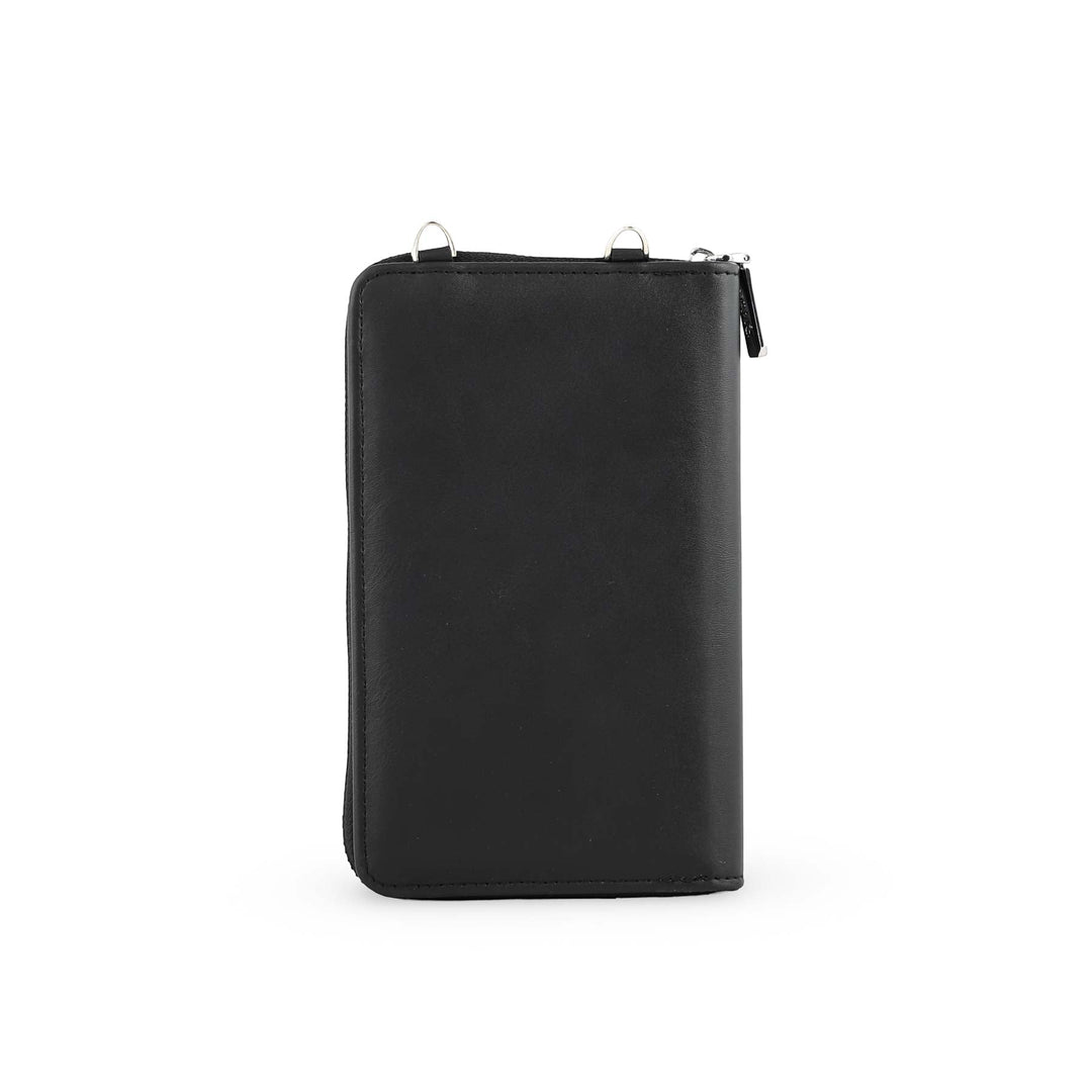 Black Casual Pouch For Women P97620