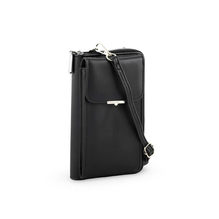 Black Casual Pouch For Women P97620