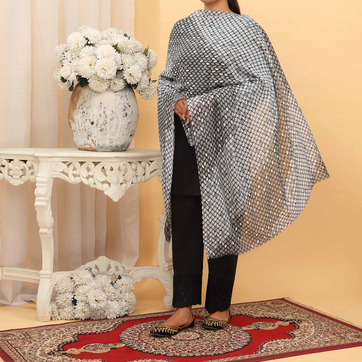 Grey Summer Stole  PD5018