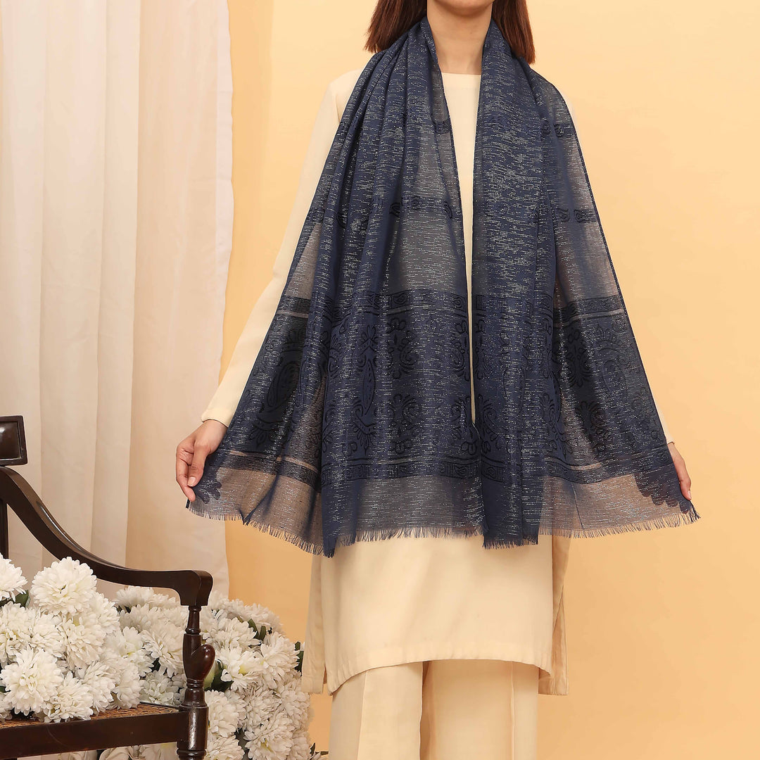 Navy Summer Stole  PD5027