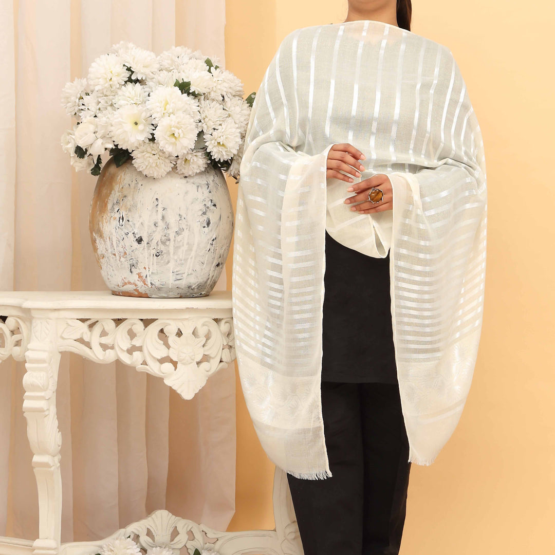 White Summer Stole  PD5046