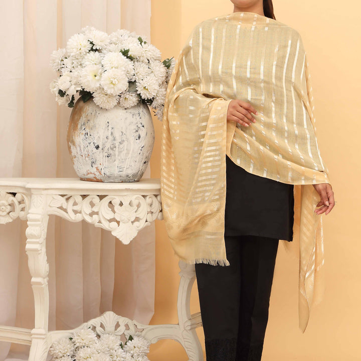 Beige Summer Stole  PD5051