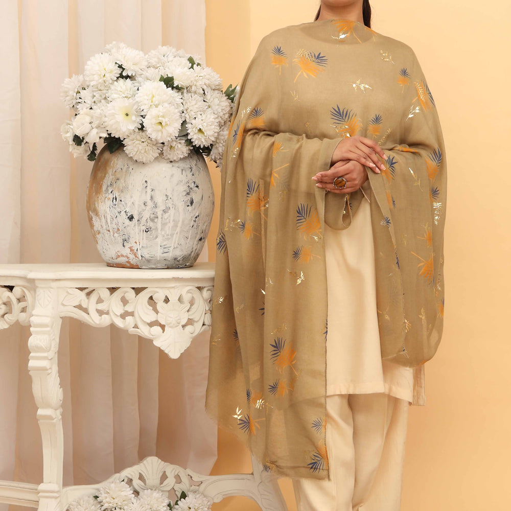 Beige Summer Stole  PD5060