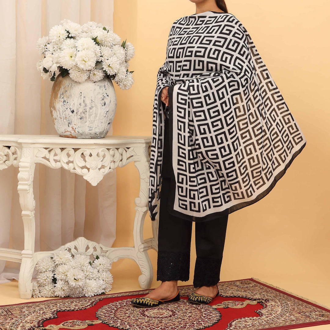 Black Summer Stole  PD5064