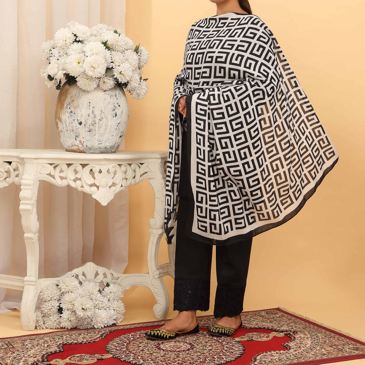 Black Summer Stole  PD5064