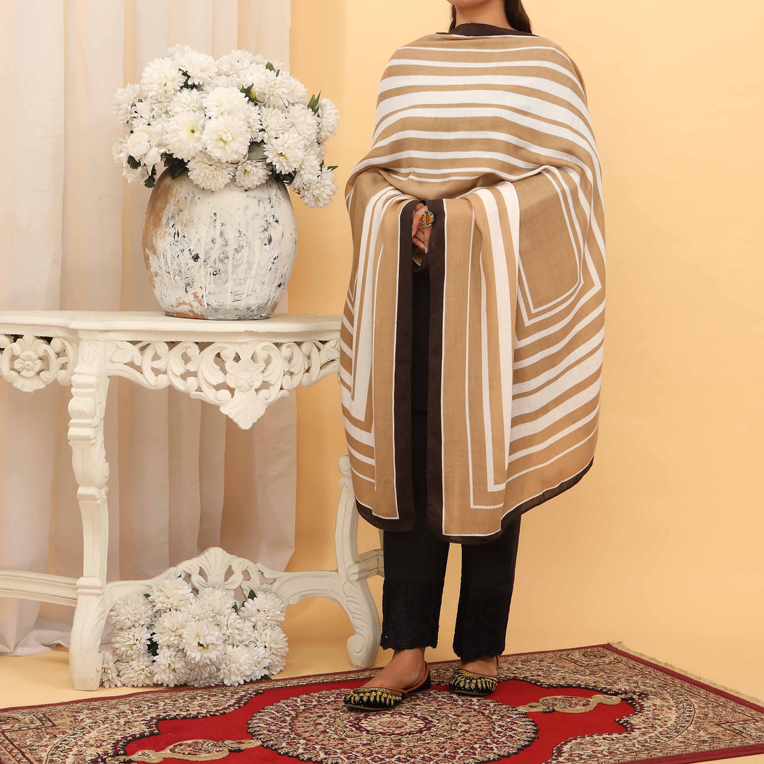 Beige Summer Stole  PD5074