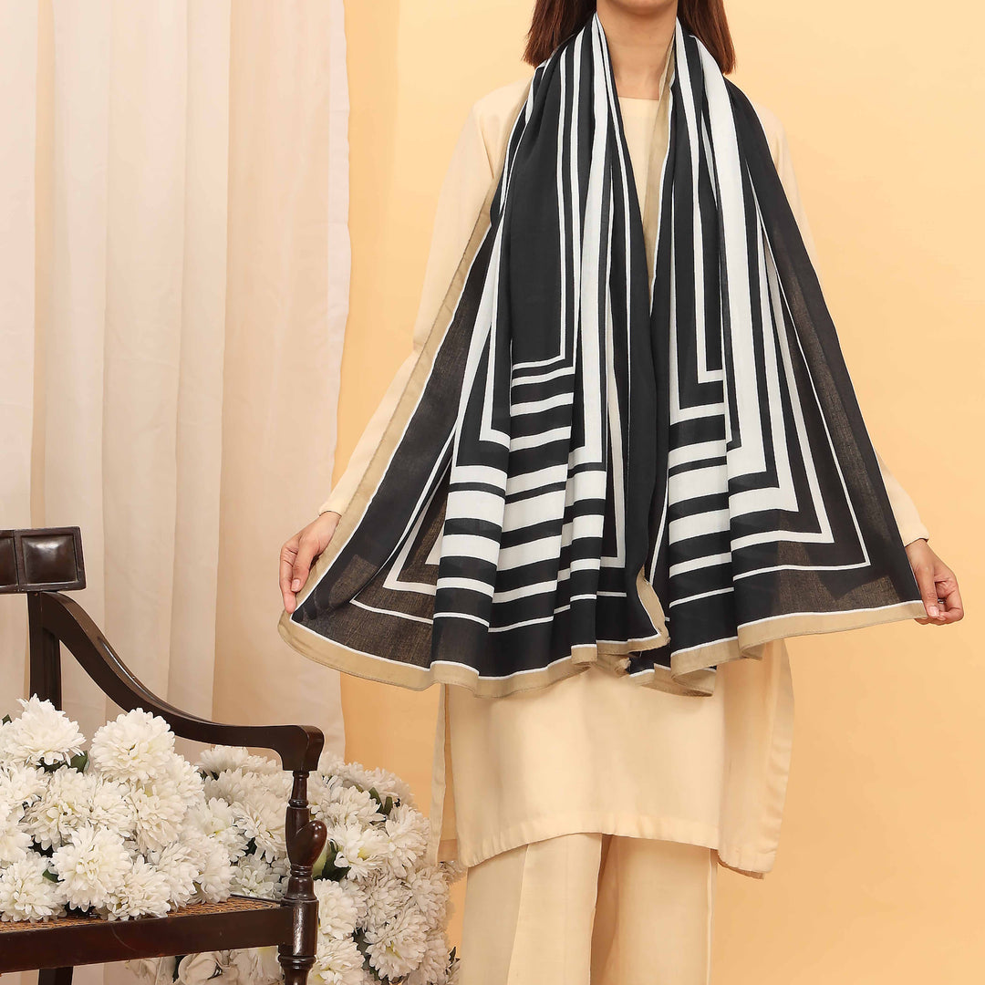 Black Summer Stole  PD5075
