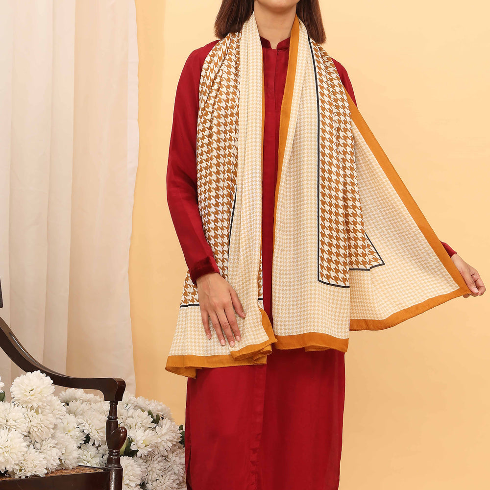 Beige Summer Stole  PD5078