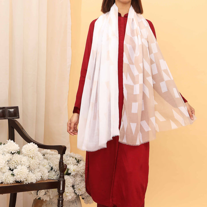 Beige Summer Stole  PD5088