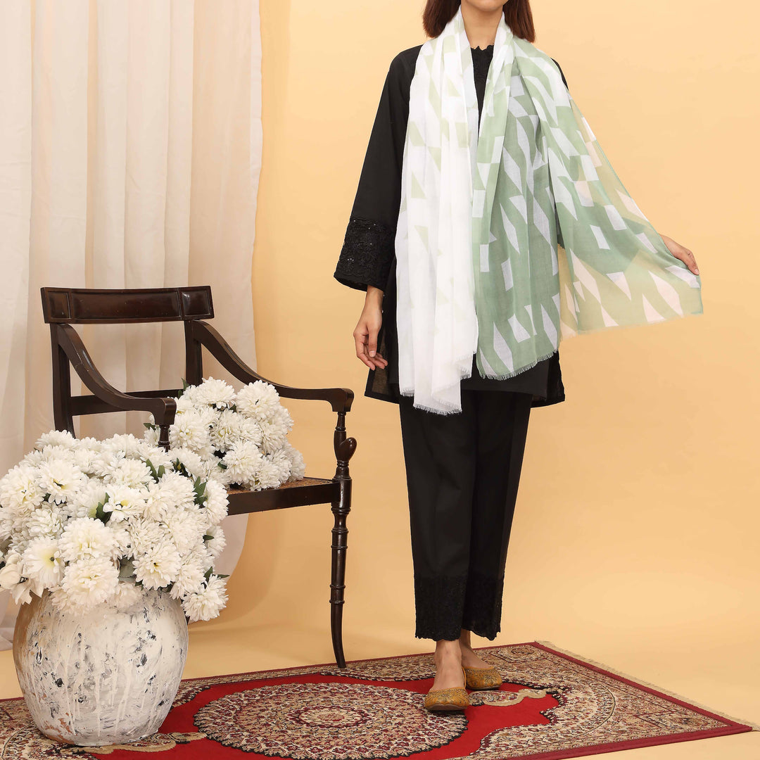 Green Summer Stole  PD5090
