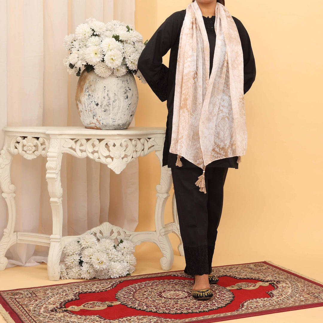 Beige Summer Stole  PD5114