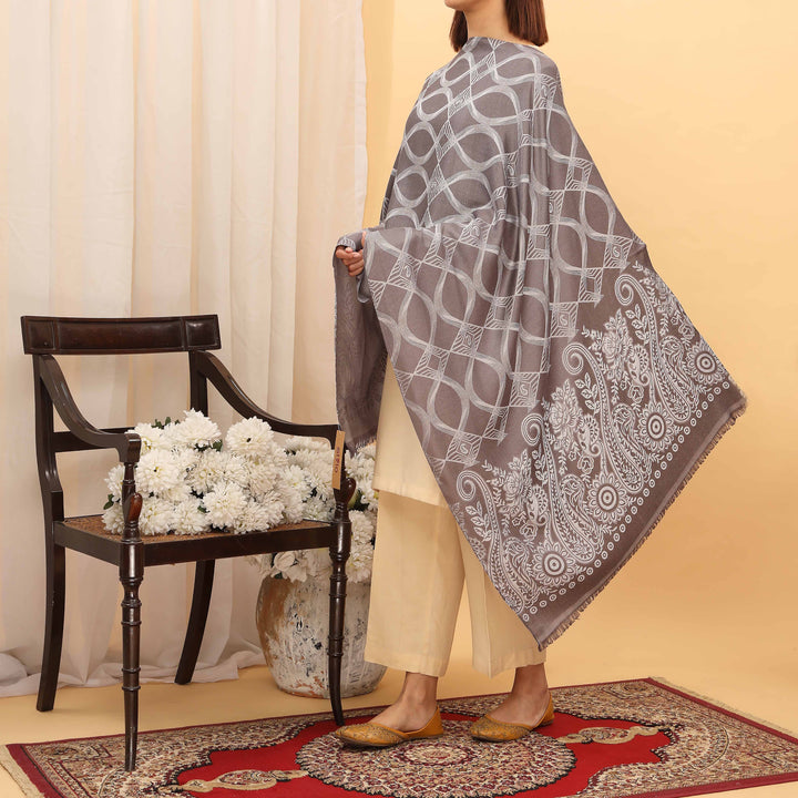 Grey Summer Stole  PD5125