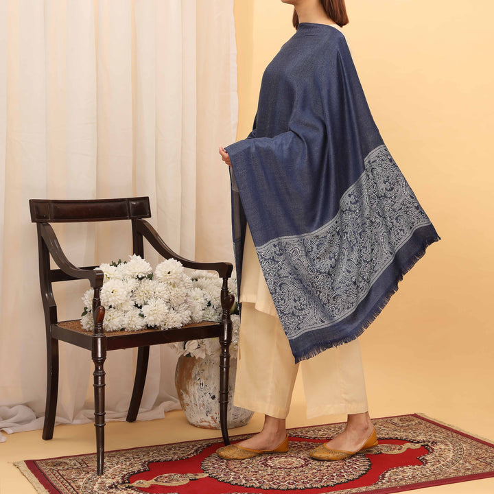 Navy Summer Stole  PD5141