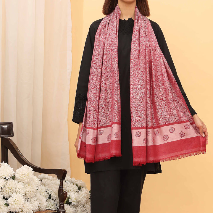 Maroon Summer Stole  PD5158