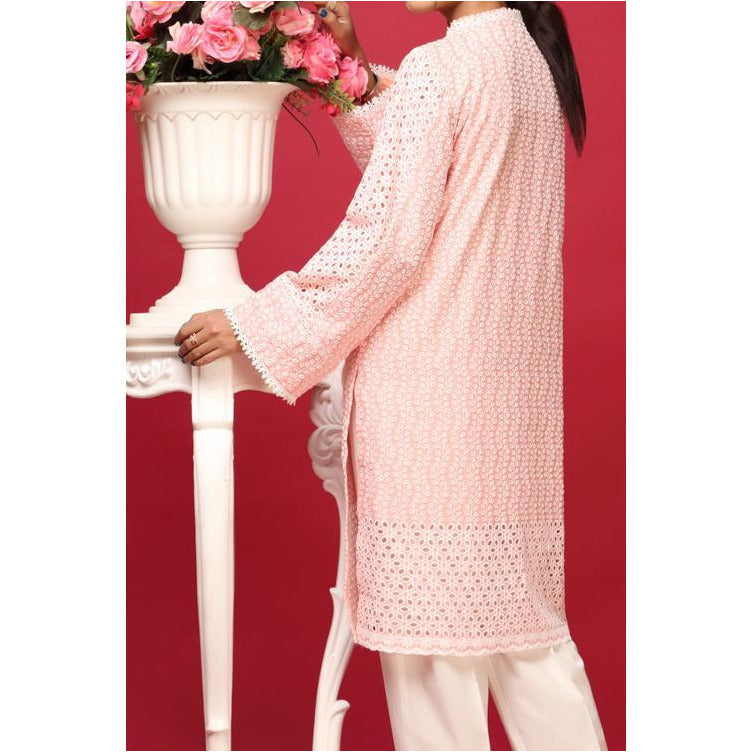 Embellished Chicken Kari Shirt SK Pink PE1148