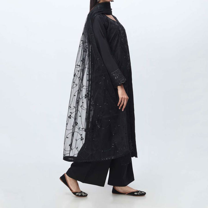 3PC- Embellished Viscose Suit PF3013