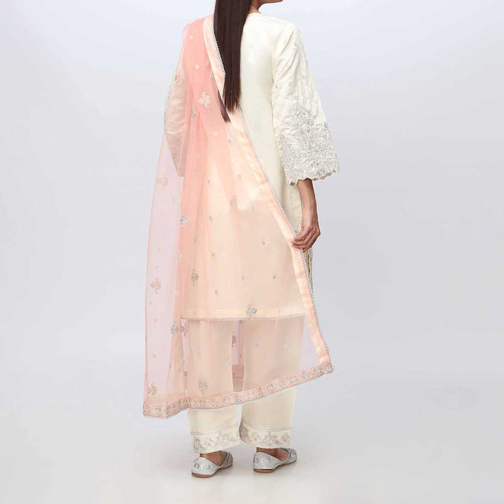 3PC- Embellished Khadi Net Suit PF3017