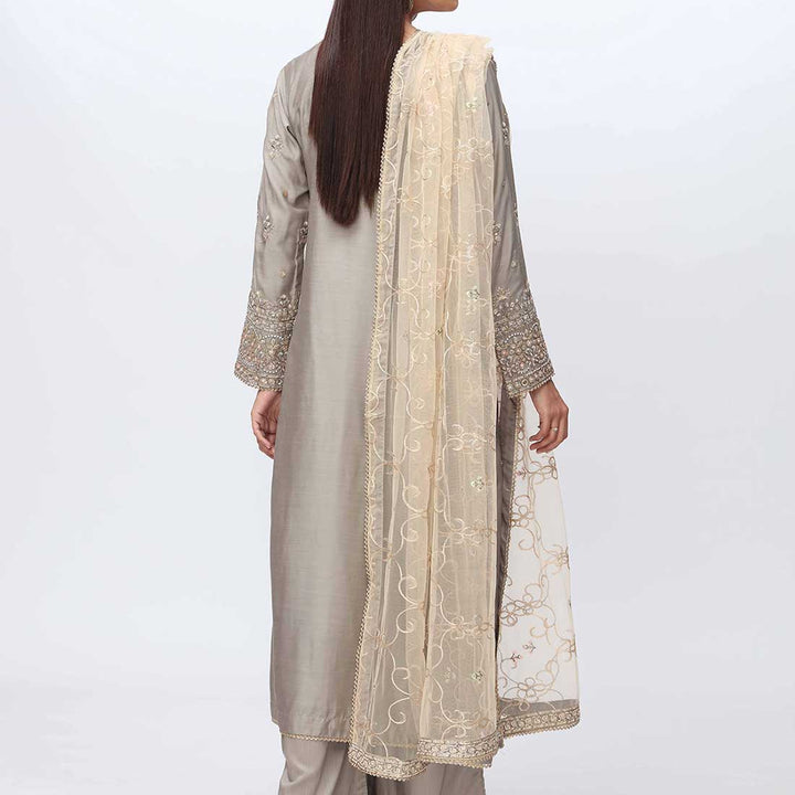 3PC- Embellished Viscose Suit PF3021