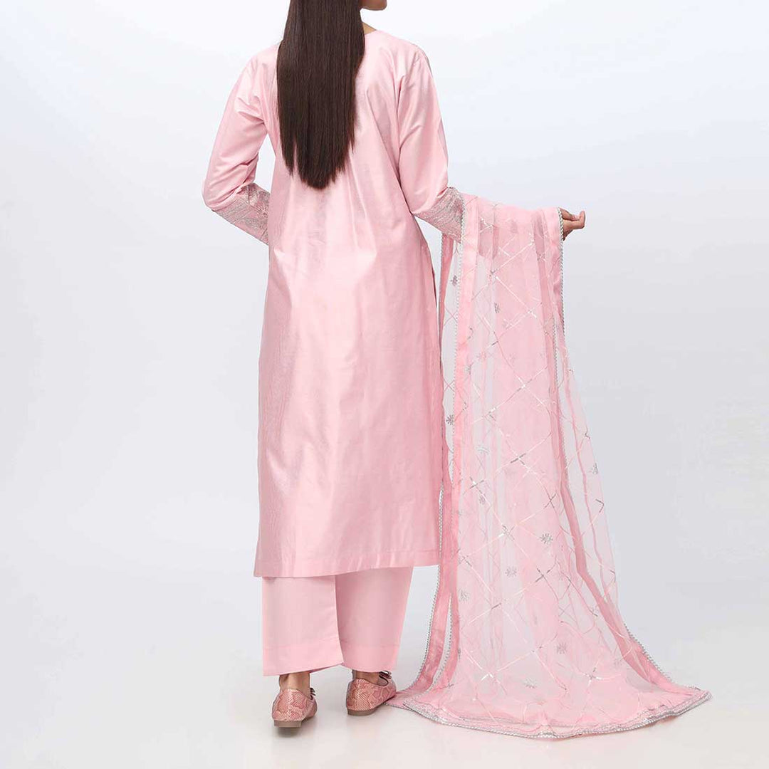 3PC- Embellished Khadi Net Suit PF3024