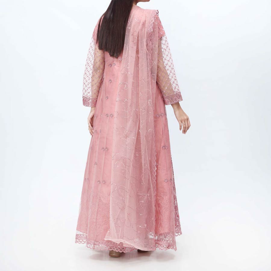 3PC- Embellished Net Suit PF3028