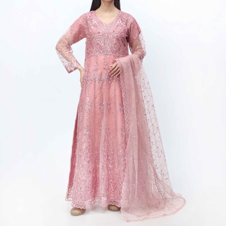 3PC- Embellished Net Suit PF3028