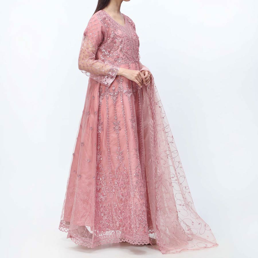 3PC- Embellished Net Suit PF3028