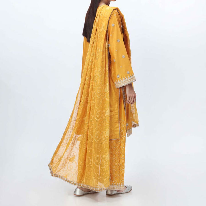 3PC- Embellished Viscose Suit PF3063