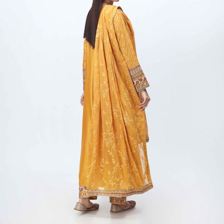 3PC- Embellished Viscose Suit PF3065