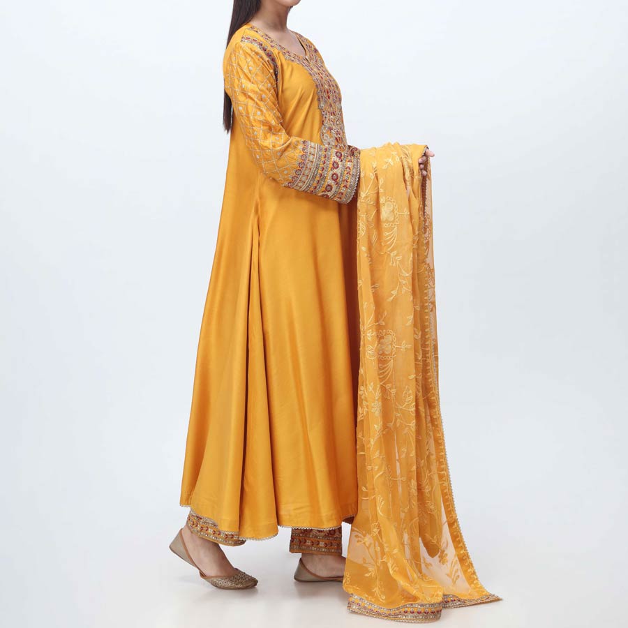 3PC- Embellished Viscose Suit PF3065