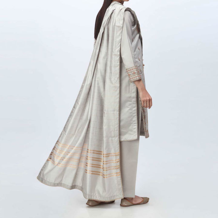 3PC- Embellished  Khadi Net Suit PF3067