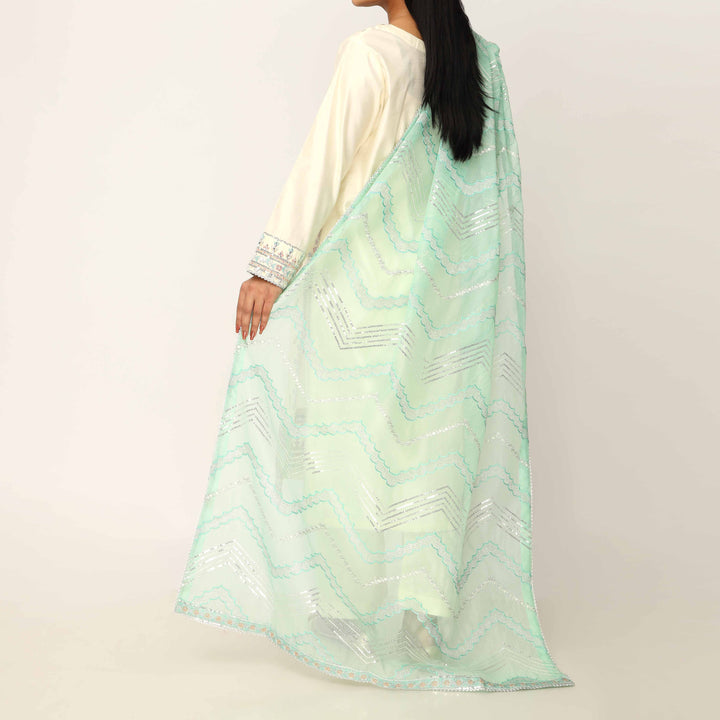 3PC- Khaddi Net Embellished Suit PF5147