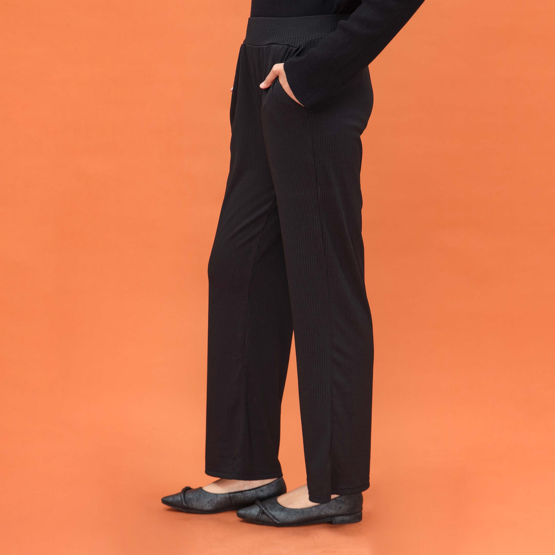 Black Western Pant PL4012