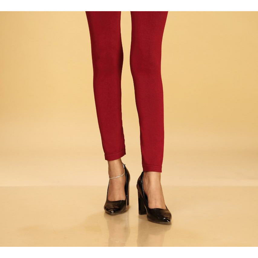 Maroon Color Plain Tights PN2060