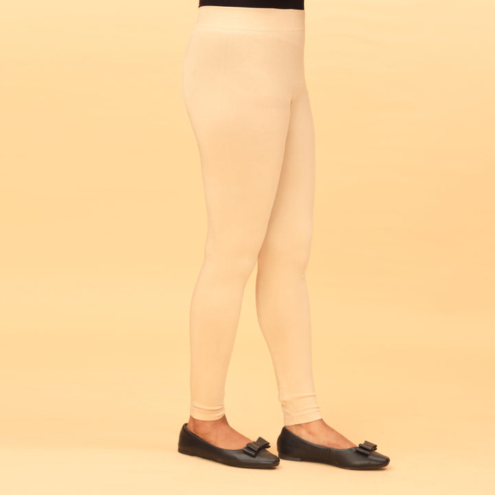 Khaki Color Plain Tights PN2060